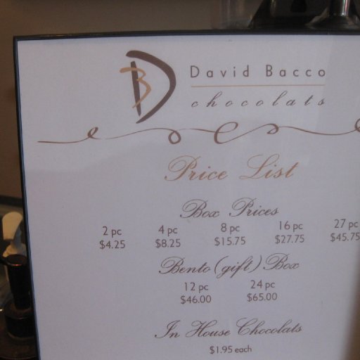 pricelist