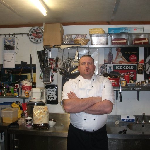 me in my test kitchen.