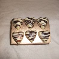 white chocolate hearts