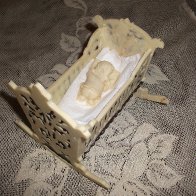 white chocolate cradle