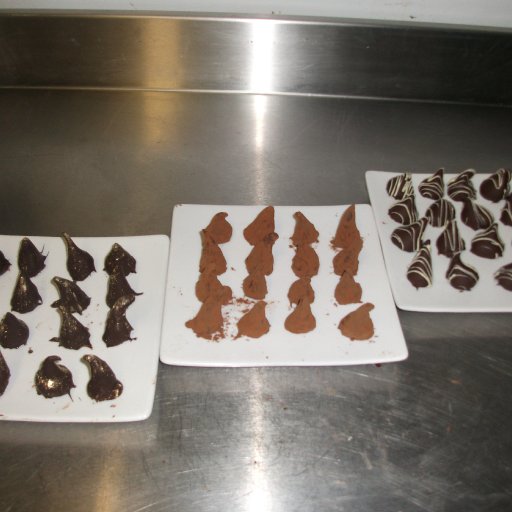 dark chocolate truffles