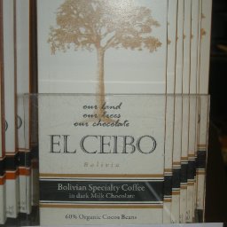 BOLIVIAN SPECIALTY COFFEE in dark milk chocolate 60%.