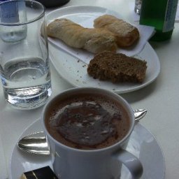 Hot chocolate presentation at Sprungli