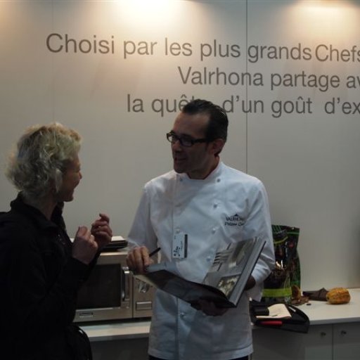 Salon du Chocolat Paris Oct 2010 Phillippe of Valrhona 