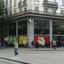 Sprungli on the Bahnhofstrasse in Zurich