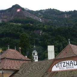 The ferry dock in Vitznau