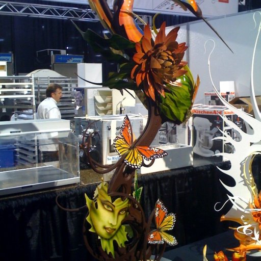 Detail of Team USA's Chocolate Showpiece