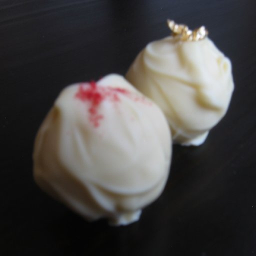 cranberry gin & champagne-orange juice truffles