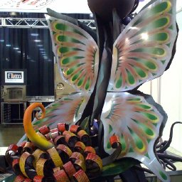 Detail of Team Japan's Chocolate Showpiece