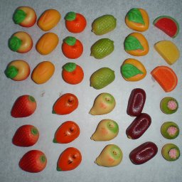 Fruits marzipan