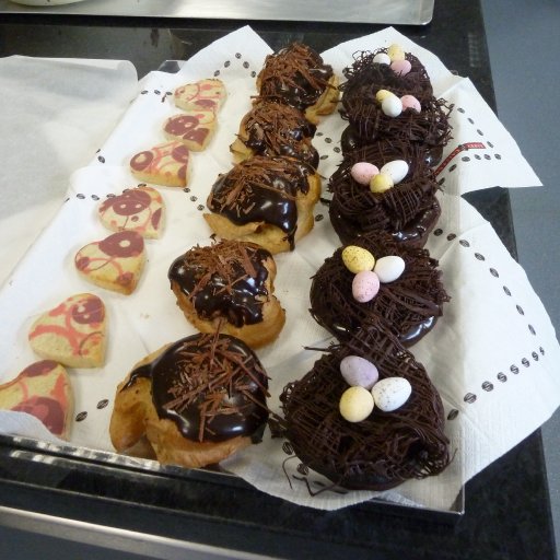 Chocolate patisserie course at Academy of Callebaut. Banbury, UK