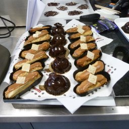 Chocolate patisserie course at Academy of Callebaut. Banbury, UK