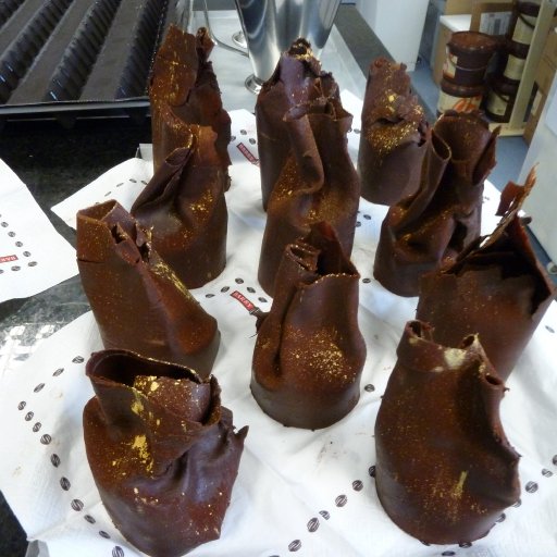 Chocolate patisserie course at Academy of Callebaut. Banbury, UK