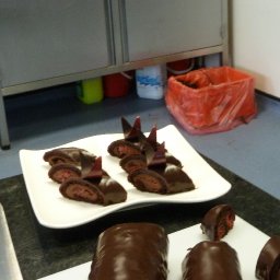 Chocolate patisserie course at Academy of Callebaut. Banbury, UK