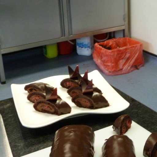 Chocolate patisserie course at Academy of Callebaut. Banbury, UK