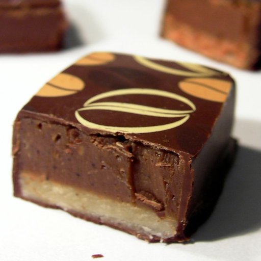 Coffee flavour-marzipan