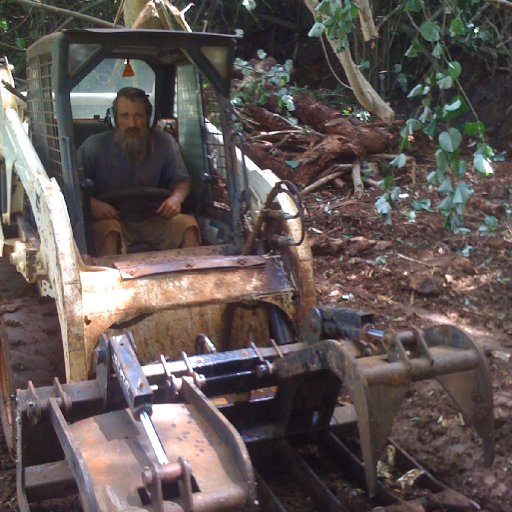 clearing land to plant