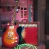 chocolate guitar and amp...