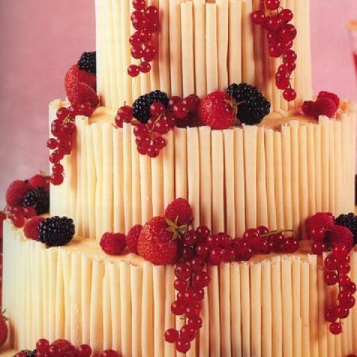 White Chocolate Berry Mousse Cake