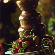 Chocolate Fountain with Strawberries