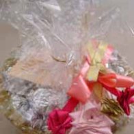 Gift basket of handmade assorted chocolates