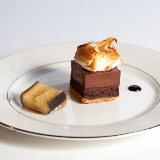 Choco-banana tart