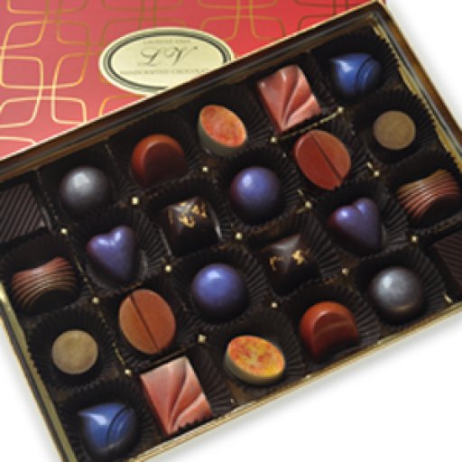 Box of 24 Laurent Vals Handcrafted Chocolates