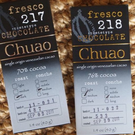 Fresco Chuao 217 and 218