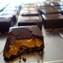 Milk Caramel and dark chocolate
