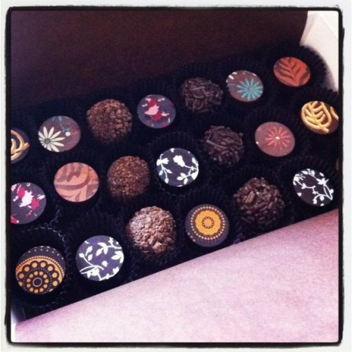 Assortment of bonbons and truffles