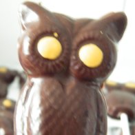 Milk chocolate owl