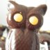 Milk chocolate owl