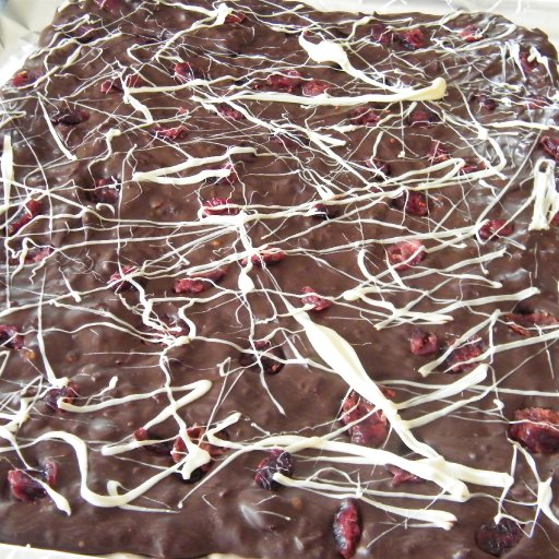 Cranberry crunch bark