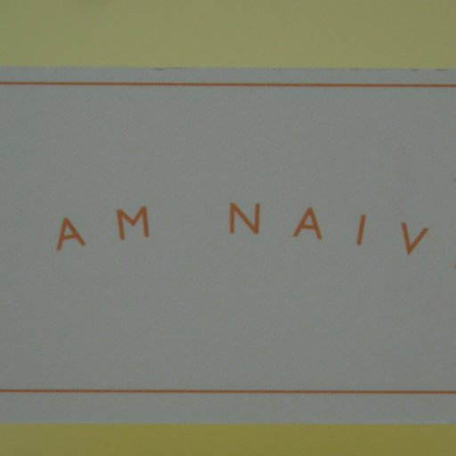 business card Naive