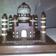 taj mahal made of chocolate