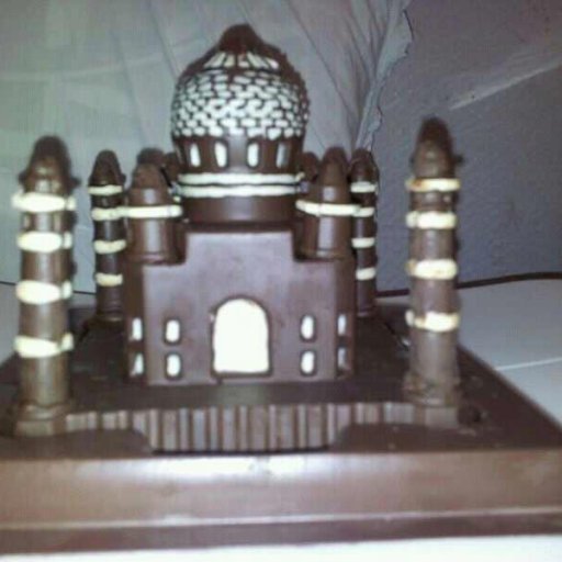 taj mahal made of chocolate