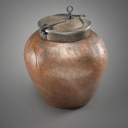 Micaceous Chocolatero (chocolate storage jar)