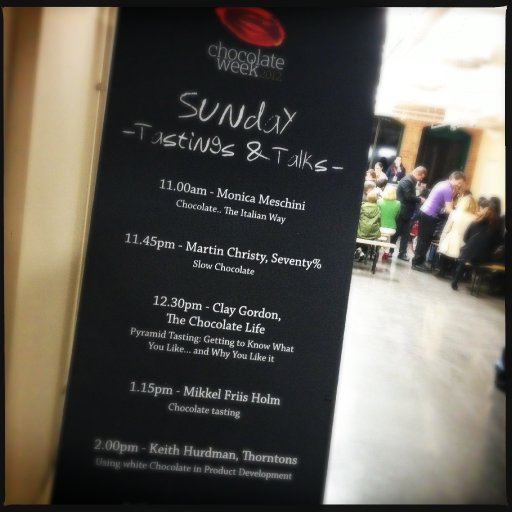 ChocolateWk2012 - Sunday Program