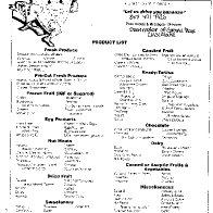 Favorite Foods Product List