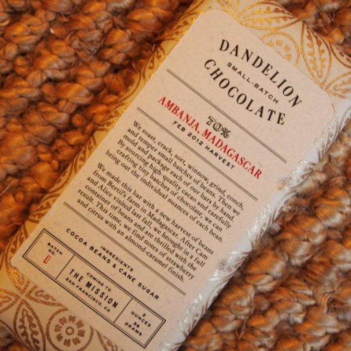 Dandelion Ambanja, Madagascar 70% first batch