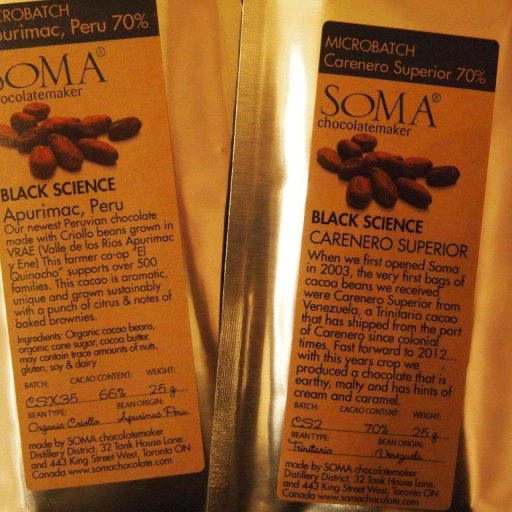 Soma Apurimac Peru and Carenero Superior Venezuela