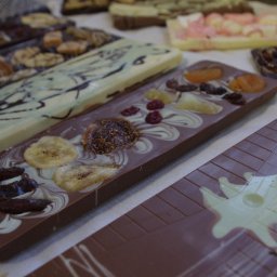 selection of chocolate bars