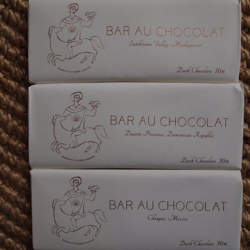 Bar Au Chocolat - Madagascar, Dominican Republic and Mexico