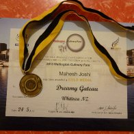 my certificate for pastry competition