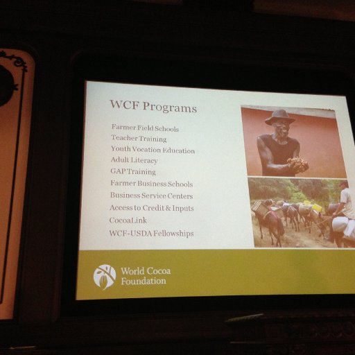 World Cocoa Foundation (WCF)meeting in tokyo, on February 2nd, 2013