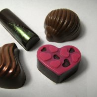 Coconut & Lime, Hazelnut Praline, Caramel Swirl, Strawberry Heart