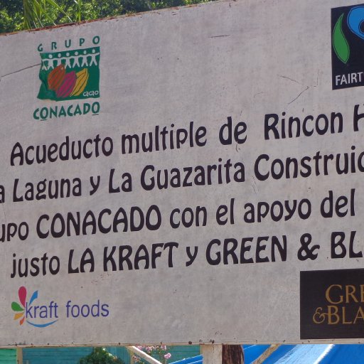 Fair Trade Sign, Rincon Hondo, Dominican Republic