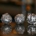 Sesame Matcha Okara Truffles with Silver Treatment