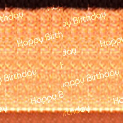Chocolate Foil Happy Birthday