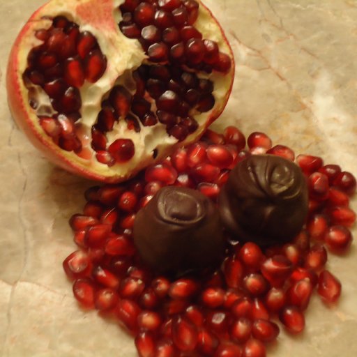 Pomegranite Chocolate Truffles